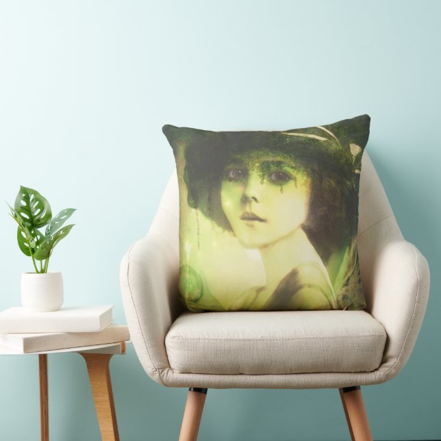 Mystical Willow Tree Fairy Fantasy Art Cushion (Chair)