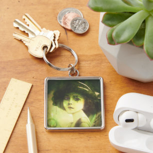 Mystical Willow Tree Fairy Fantasy Art Key Ring