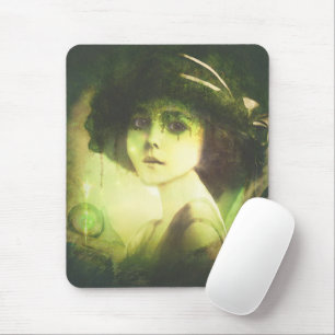 Mystical Willow Tree Fairy Fantasy Art Mouse Pad