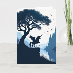 Mystical Winged Birthday Card