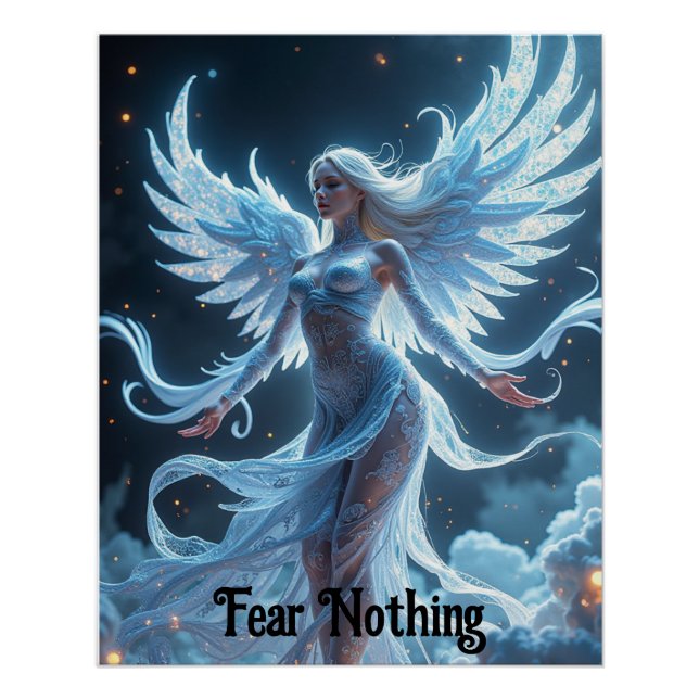 Mystical winged sky Nymph poster (Front)
