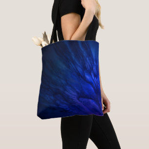 Mystical Wings with Deep Blue Feathers Tote Bag