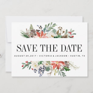 Mystical Winter WEDDING Photo save the date