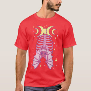 Mystical Witch Bat Magic Night Halloween T-Shirt