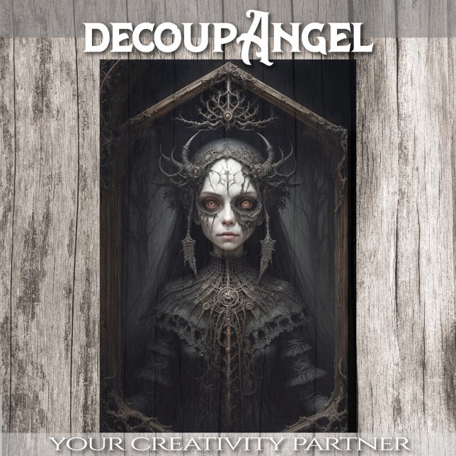 Mystical Witch: Petra - Decoupage -  Tissue Paper (Creator Uploaded)