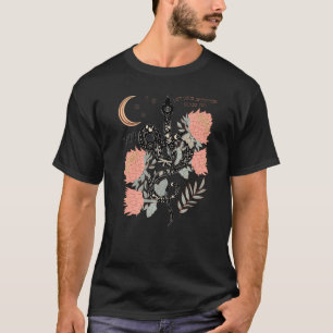 Mystical Witchy 777 Angel Number Snake Flower Aest T-Shirt