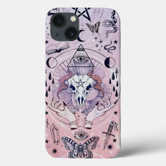 Mystical Witchy aesthetic Tredndy Halloween iPhone 13 Case