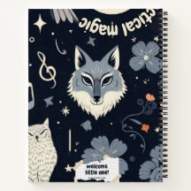 Mystical Witchy Spiral Notebook - Spiral Notebook
