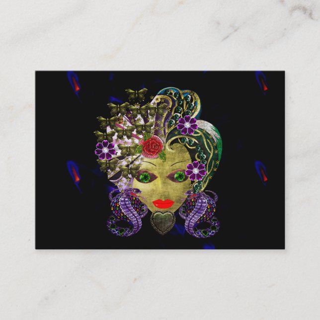Mystical Witchy Woman Business Card (Front)