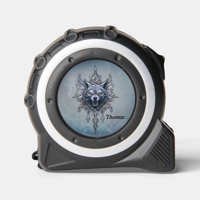 Mystical wolf head.  1 (Front)