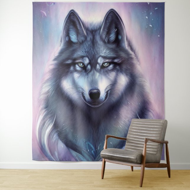 Mystical Wolf Tapestry (In Situ)
