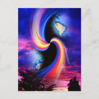 Mystical world  3 postcard