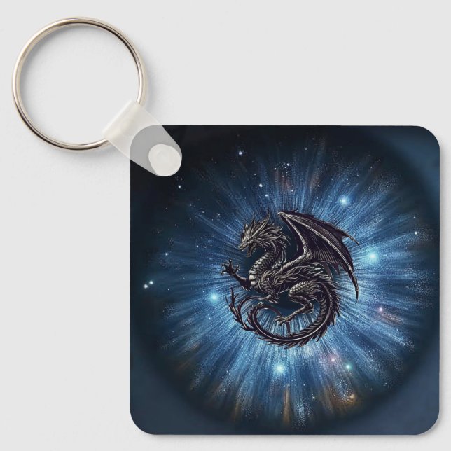 Mystical Wyvern Eye  Key Ring (Front)