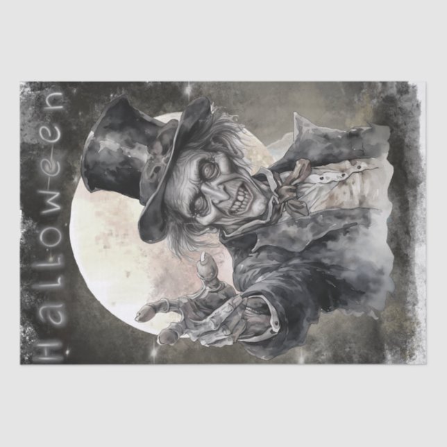 Mystical Zombie Tissue Paper (Front)