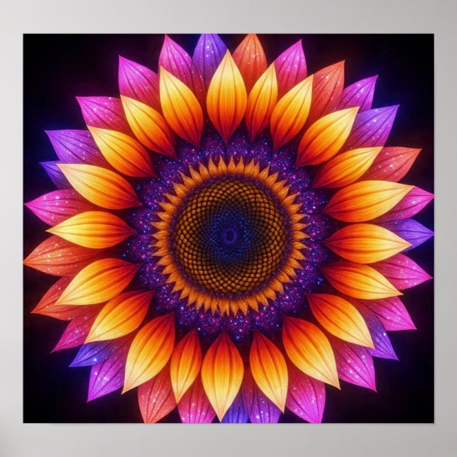 MysticSunFlower Poster (Front)