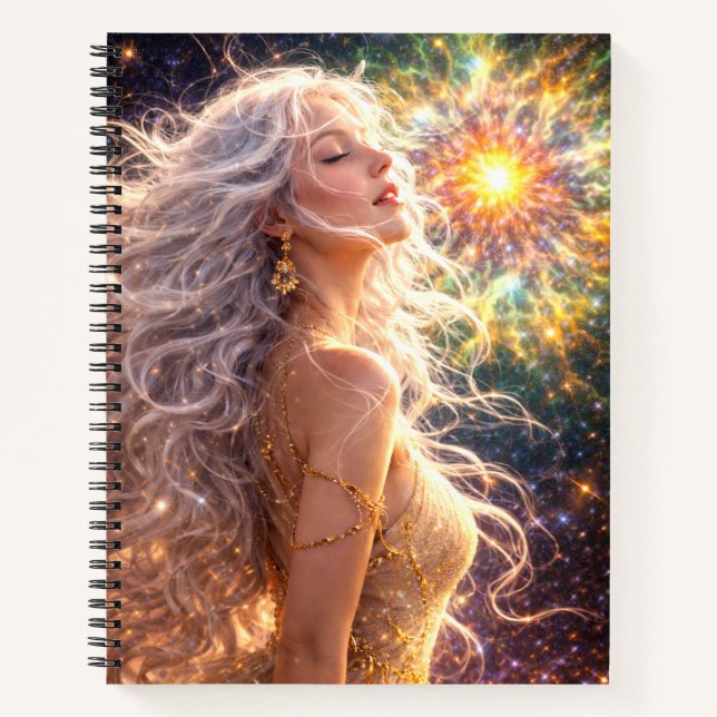 Mystik Woman Notizblock – Dein Raum für Gedanken Notebook (Front)