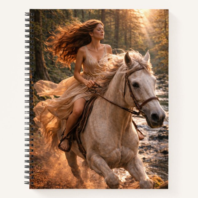 Mystik Woman Notizblock – Dein Raum für Gedanken Notebook (Front)