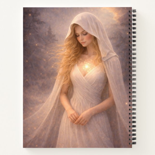 Mystik Woman Notizblock – Dein Raum für Gedanken Notebook (Back)