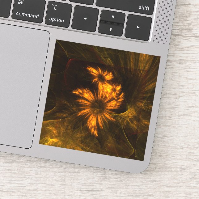 Mystique Garden Abstract Art (Detail)