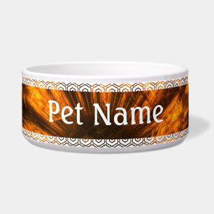 Mystique Garden Abstract Art Dog Bowl