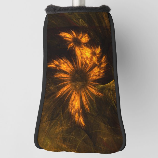 Mystique Garden Abstract Art Golf Head Cover (Rotate 90)