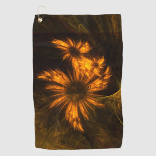 Mystique Garden Abstract Art Golf Towel