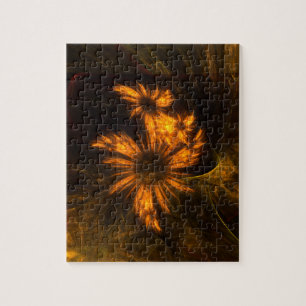 Mystique Garden Abstract Art Jigsaw Puzzle