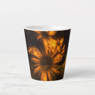 Mystique Garden Abstract Art Latte Mug
