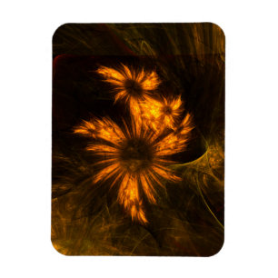 Mystique Garden Abstract Art Premium Magnet