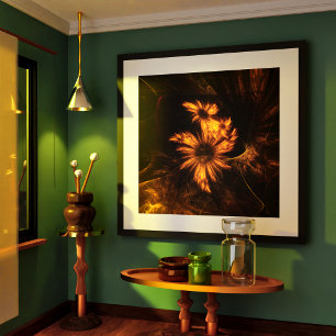 Mystique Garden Abstract Art Print