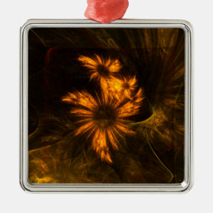 Mystique Garden Abstract Art Square Metal Tree Decoration