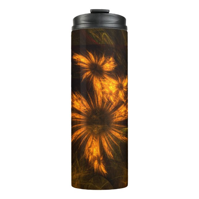 Mystique Garden Abstract Art Thermal Tumbler (Front)