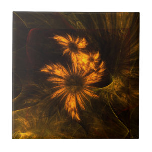 Mystique Garden Abstract Art Tile
