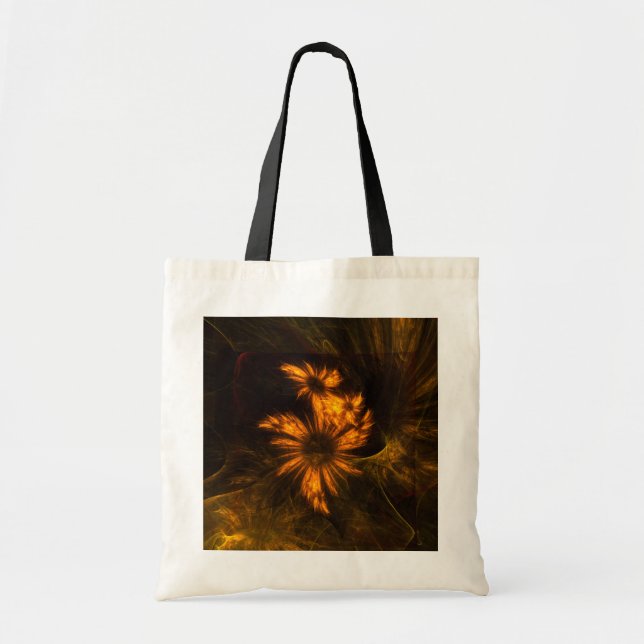 Mystique Garden Abstract Art Tote Bag (Front)