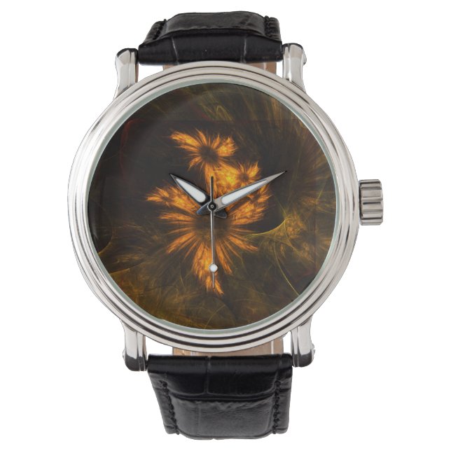 Mystique Garden Abstract Art Watch (Front)