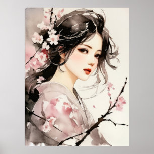 Mystique in Bloom #101: Enchanted Blossom Poster