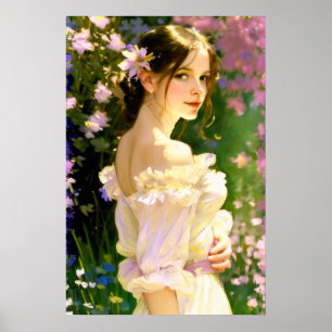 Mystique in Bloom #109: The Allure of Cherry Bloss Poster