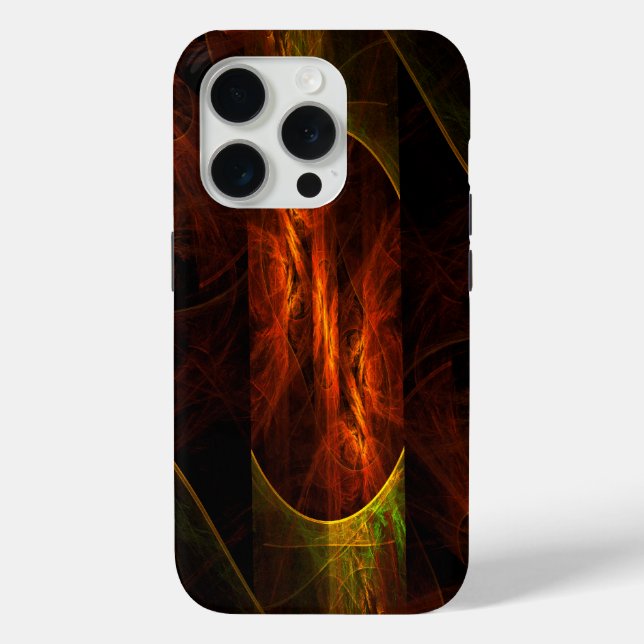 Mystique Jungle Abstract Art Case-Mate iPhone Case (Back)