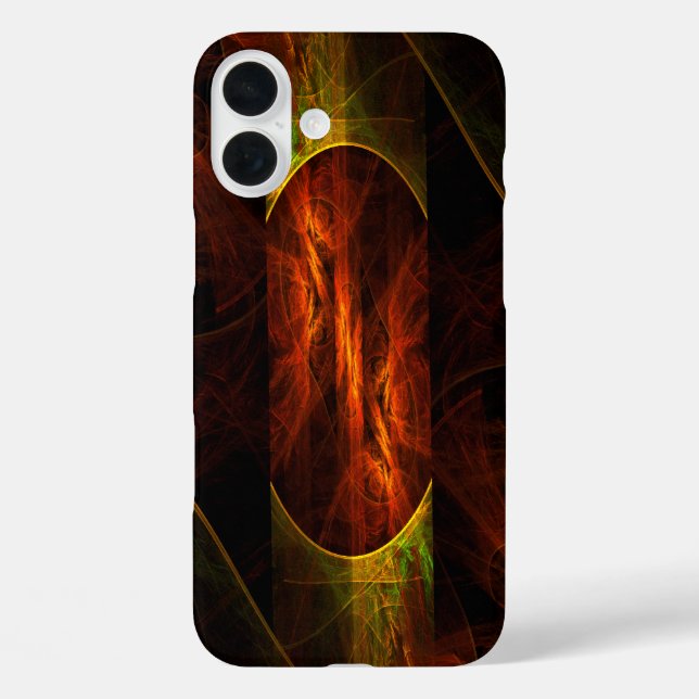 Mystique Jungle Abstract Art Case-Mate iPhone Case (Back)