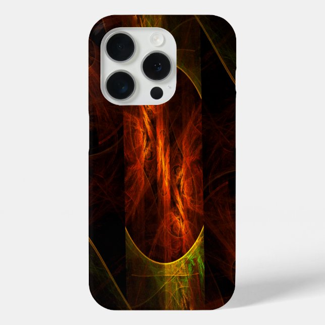 Mystique Jungle Abstract Art Case-Mate iPhone Case (Back)