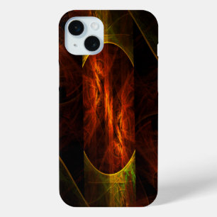 Mystique Jungle Abstract Art iPhone 15 Mini Case
