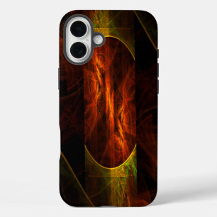 Mystique Jungle Abstract Art iPhone 16 Plus Case