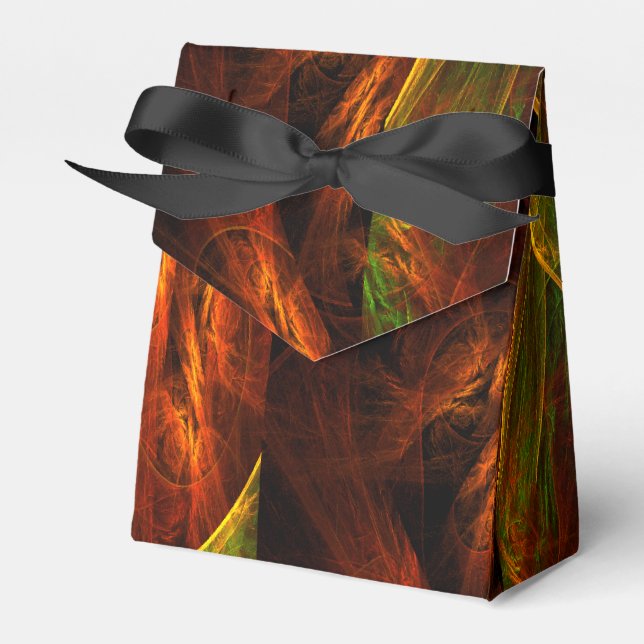 Mystique Jungle Abstract Art Favour Box (Front Side)