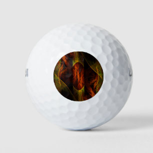 Mystique Jungle Abstract Art Golf Balls