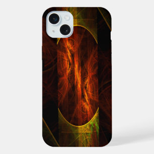 Mystique Jungle Abstract Art iPhone 15 Plus Case