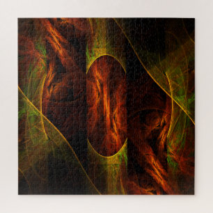 Mystique Jungle Abstract Art Jigsaw Puzzle
