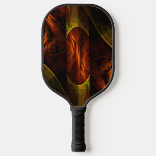 Mystique Jungle Abstract Art Pickleball Paddle