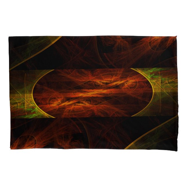 Mystique Jungle Abstract Art Pillowcase (Front)