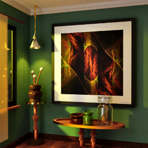 Mystique Jungle Abstract Art Print