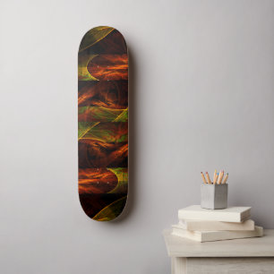 Mystique Jungle Abstract Art Skateboard